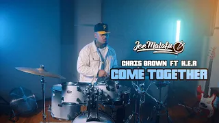 Chris Brown - Come Together ft  H.E.R (Joe Malafu Drum Cover)