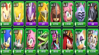 Sonic Forces - Playing with 16 Runners: Start with Super Shadow and finish with Unicorn Cream