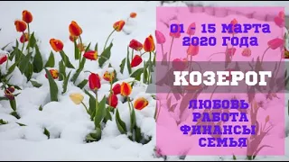 Гадание КОЗЕРОГ Прогноз с 01 по 15 марта 2020