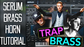 (Perfect) Trap Brass / Horn Lead in Serum Tutorial (FREE PRESET)