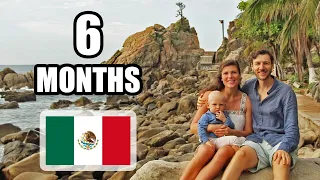 Family life in Puerto Escondido, Mexico