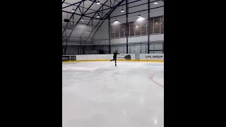 Alisa Yurova (RUS) 12 y.o. - 3A (In Practice)