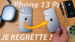 IPHONE 13 PRO après iPhone 12 Pro Max (3 ans de Max) : JE REGRETTE ? (+ Unboxing !)