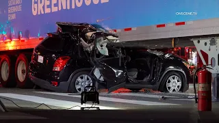 Woman Killed Crashing Into Semi Trailer