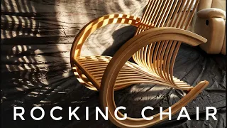 DIY Chair. Wooden rocking chair. Кресло качалка своими руками.