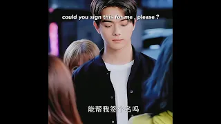 🤣She's very shy😂 Falling into your smile and #xukai #chengxiao #cdrama #shortsfeed #shorts.