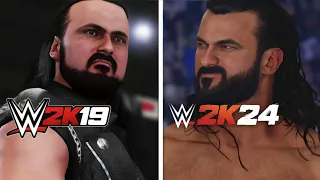 WWE 2K19 vs WWE 2K24 Insane Comparison!