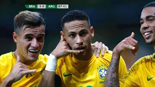 Neymar and Coutinho DESTROYED Argentina in 2016!