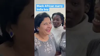 Black African getting married to Indian boy #trending #viral #youtubeshorts #shorts #girls #makeup