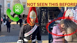 Woman Gives King’s Guard Her Phone Number.