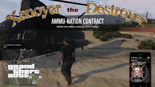 #gtaonline Bunker Ammu-nation Contract Using Cargobob