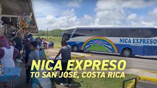 Taking the Nica Expresó Bus from Leon Nicaragua to San Jose Costa Rica | Vlog 11 October 2022