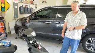 Cheap alarm remote start installation in TaoTao 50cc atm50 scooter