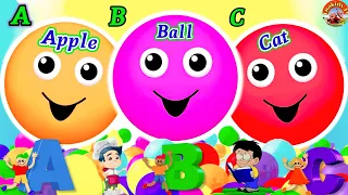 A for Apple B for Ball, ABCD, ABC alphabets, Live Example | अ से अनार | (@EnakidsTV  )