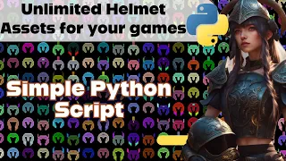 Create unlimited Helmet Assets procedural by using a simple Python script (Gamedevelopment)