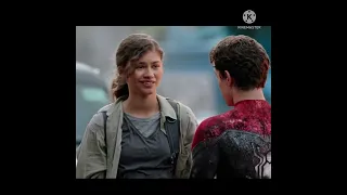 Peter Parker and mj kiss scene - Spider-man far from home (2019) movie