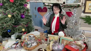 Обзор товаров для рукоделия к новому году | DIY | Как сделать елочный шар к Рождеству | Гирлянды