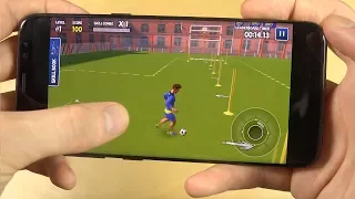 SkillTwins Football Game Samsung Galaxy S8 Gameplay Review!