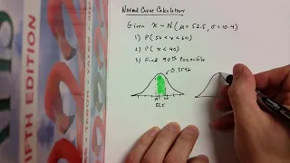 Basic Normal Distribution Calculations with TI-84 Plus CE Calculator