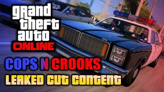Leaked Cut Content Shows What The Cops n Crooks DLC Was Meant To Be Like in GTA Online!