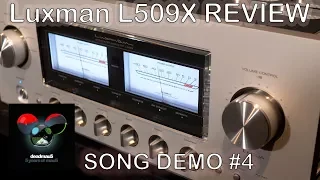 Luxman L509X Integrated HiFi Amplifier Review Song Demo #4 + Chord Qutest KEF Reference JPlay