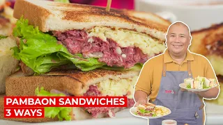 PAMBAON SANDWICHES 3 WAYS | SIMPOL | CHEF TATUNG