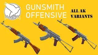 ArcCW Gunsmith Offensive all AK Variants