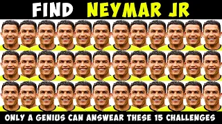 THIS QUIZ IMPROVE YOUR IQ | Find Neymar, Mbappe, Ronaldo, Messi? | FOOTBALL QUIZ