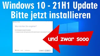 Windows 10 Update 21H1 🔥️ Please install now 🔥️ Create USB stick 🔥️ New features