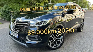 Renault Kadjar Intens, 10/2020r 89.000km/ Рено Каджар 1.5д Авто В Продаже