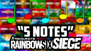 Rainbow Six Siege "5 Notes" Motif (Launch - Demon Veil)