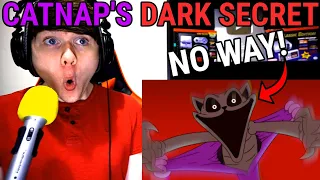 CATNAP's DARK SECRET... (Cartoon Animation) @GameToonsOfficial REACTION!