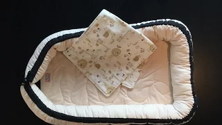 How to sew a baby nest - step by step tutorial to make your own dockatot