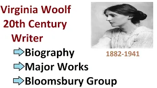 Virginia Woolf Biography || Bloomsbury Group || Major works in hindi /urdu