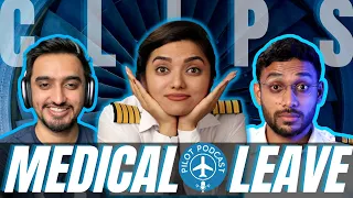 Do PILOTS receive SALARIES when they are MEDICALLY UNFIT? | Pilot Podcast CLIPS