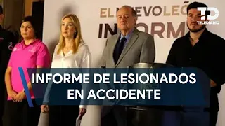 Samuel García da informe de lesionados en accidente de San Pedro