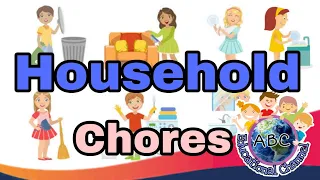 Household Chores Vocabulary|Vocabulary For Kids|Educational Channel|Esl