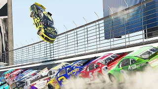 NASCAR Racing Crashes #65 | BeamNG Drive