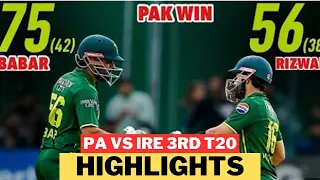 Full Highlights | Pakistan Vs Ireland 3rd T20 Match 2024 | PAK VS IRE T20 HIGHLIGHTS