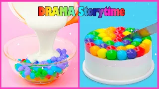 😤 DRAMA Storytime 🌈 Oddly Satisfying Rainbow Jelly Cake Decorating Like A Pro