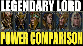 Legendary Lord Power Comparison High Elves