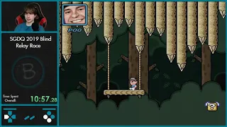 Playing Through the 2019 SGDQ Blind Relay Race Levels