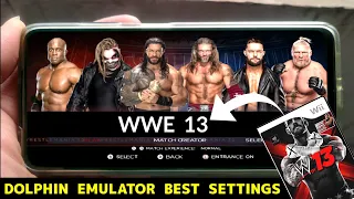 WWE 13 dolphin emulator best settings android | Works with all android devices | Full speed | No Lag
