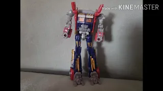 Lunarfire Optimus Prime Transformation Stop motion test 2