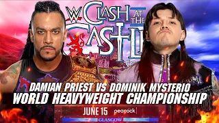 WWE 2K24 | Damian Priest vs. Dominik Mysterio - World Heavyweight Championship | Clash at the Castle