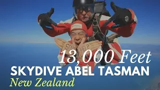 SKYDIVE ABEL TASMAN - Jumping out of a plane at 13,000 feet