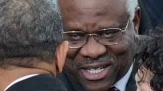 Justice Clarence Thomas breaks 10-year silence