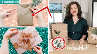 How to Wrap a Gift | 10 AMAZING HACKS! | The DIY Mommy