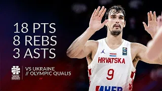 Dario Saric 18 pts 8 rebs 3 asts vs Ukraine Olympic Qualis