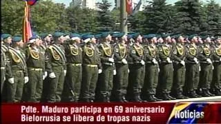 03 JUL 2013 Pdte Nicolás Maduro en Desfile de Independencia en Belarús